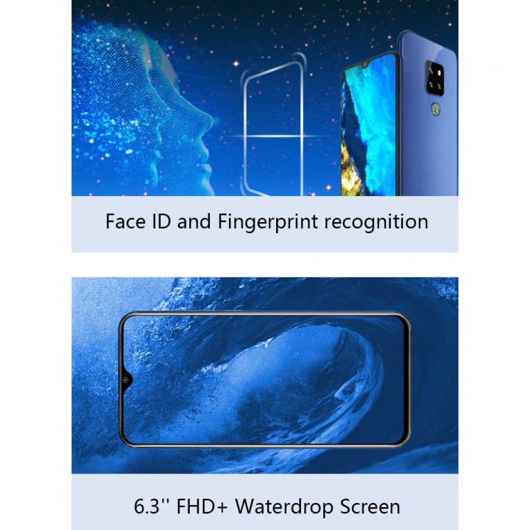 Cubot P30 Smartphone 6.3" Waterdrop Screen 2340x1080p 4GB+64GB Android