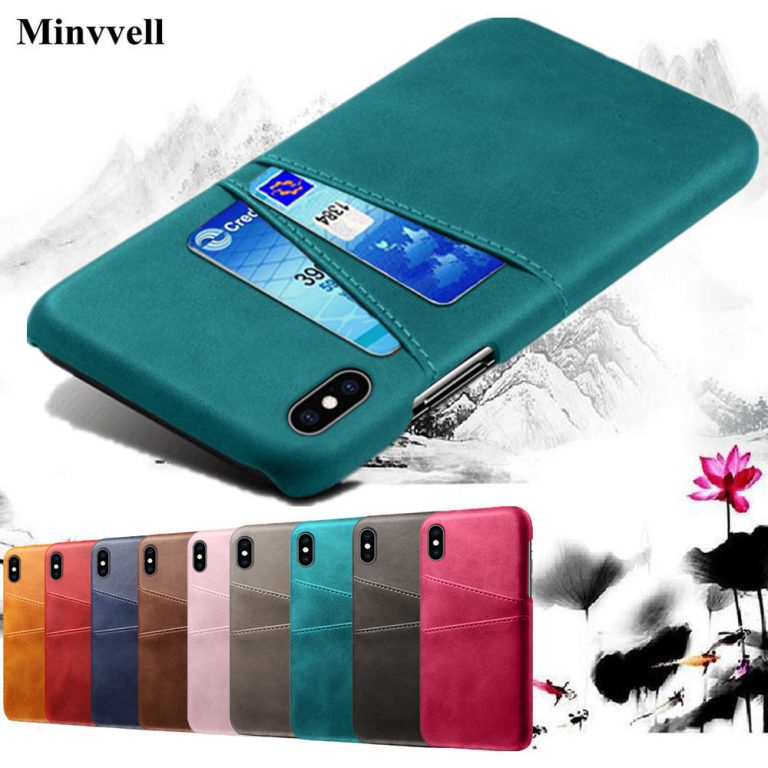 Leather Card Holder Phone Case For iPhone XR XS X 11 Pro MAX 7 8 Plus 6 6s PU Leather Case For iPhone XS MAX 4 4s 5 5s SE Cover 1 Leather Card Holder Phone Case For iPhone XR XS X 11 Pro MAX 7 8 Plus 6 6