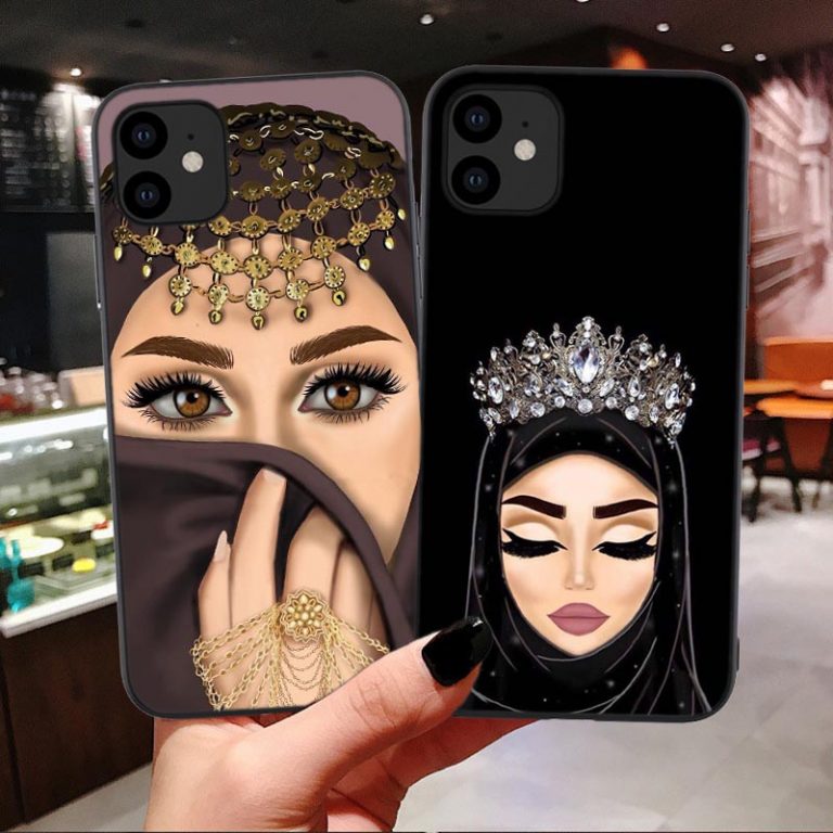 Hijab Face Muslim Islamic faith Gril Soft Case For iPhone 11