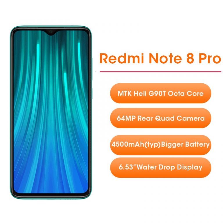 Xiaomi Redmi Note 8 Pro 6GB RAM 64GB ROM Smartphone 64MP