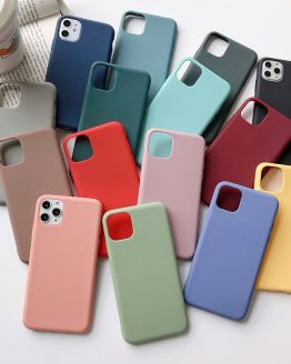 Phone Cases For iPhone 11 Pro MAX Case Silicone Candy Color Soft TPU Back Cover Case For iPhone 6 S 6S 7 8 Plus X XS MAX XR