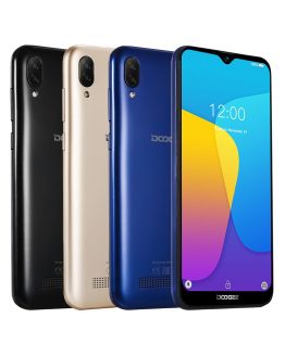 DOOGEE X90 Cellphone 6.1inch 19:9 Waterdrop LTPS Screen Smartphone Quad Core 16GB ROM 3400mAh Dual SIM 8MP+5MP WCDMA Android Go