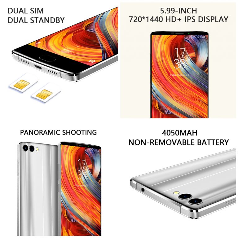 HOMTOM S9 Plus 18:9HD+ 5.99" Tri-bezelless Full Display