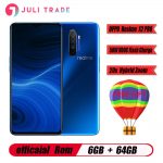 OPPO realme X2 Pro 6GB 64GB 6.5" NFC Snapdragon 855 Plus 64MP Quad Camera Smartphone Cellphone 50W Super VOOC Fast charger