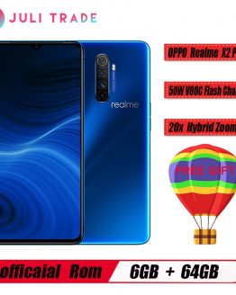 OPPO realme X2 Pro 6GB 64GB 6.5" NFC Snapdragon 855 Plus 64MP Quad Camera Smartphone Cellphone 50W Super VOOC Fast charger