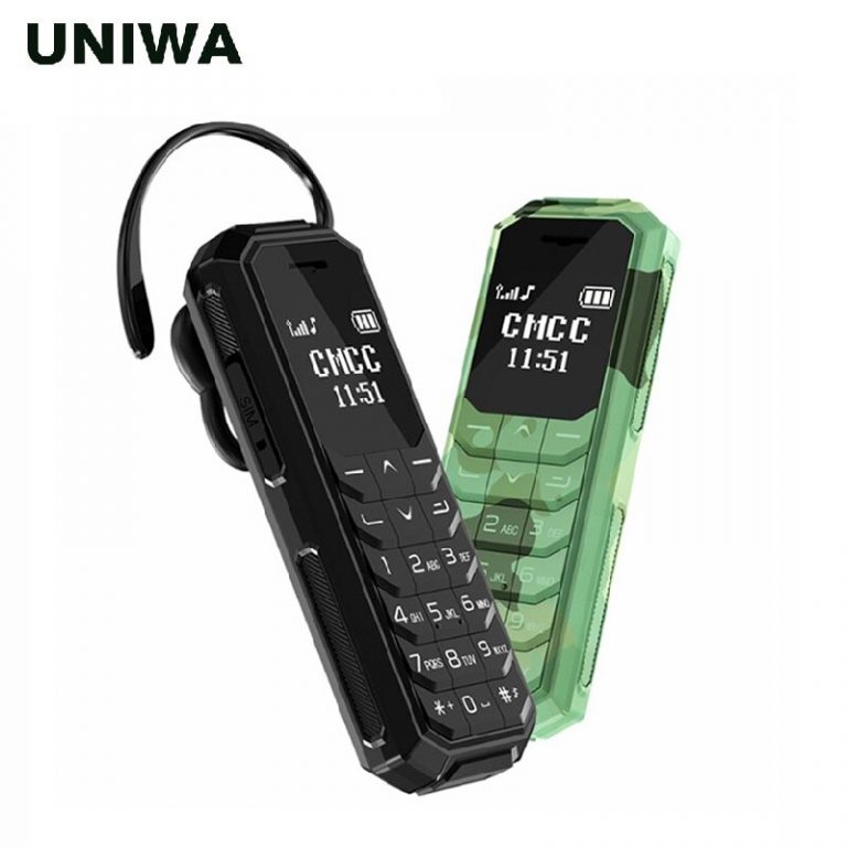 UNIWA KK2 Mini Mobile Phone Kid Bluetooth Wireless Earphone 2G Unlocked Small Cellphone Magic Voice As BM10 BM70 BM 50