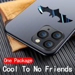 Metal Batman Matte PC Phone Case For iPhone 11 Pro Max XS