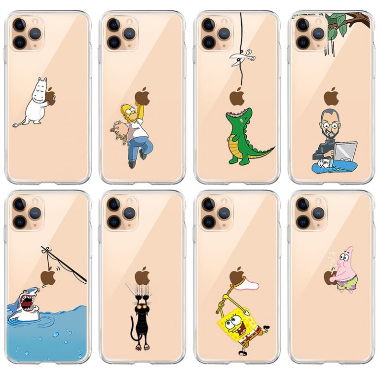 Funny Cartoon Phone Case For iPhone 11 Pro 11Pro Max Case Printed Cartoon Cat Soft Silicone TPU cover Shell For iPhone11 Pro Max 2 Funny Cartoon Phone Case For iPhone 11 Pro 11Pro Max Case Printed