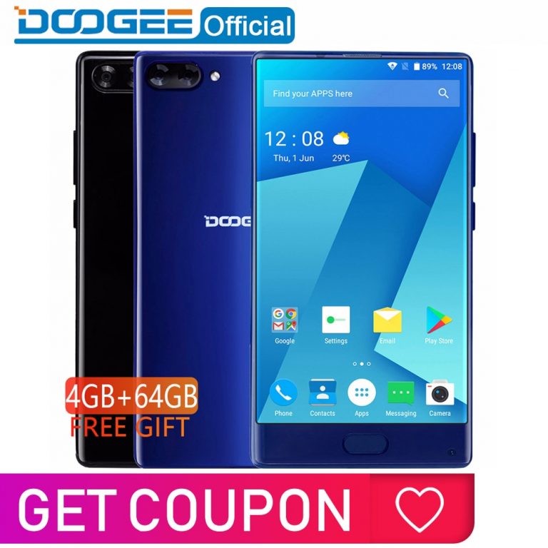 American Version DOOGEE MIX 4GB+64GB bezel-less Smartphone Dual Camera 5.5'' AMOLED MTK Helio P25 Octa Core mobile phones 1 American Version DOOGEE MIX 4GB+64GB bezel-less Smartphone Dual Camera