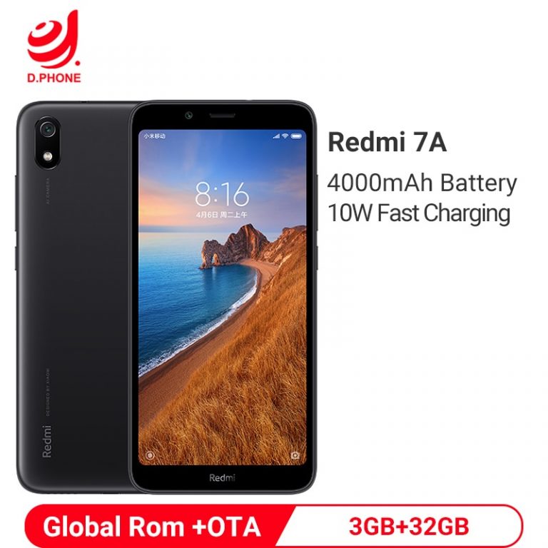 Xiaomi Redmi 7A 3GB 32GB Smartphone 5.45" Snapdragon 439 Octa Core 4000mAh Battery 12MP Camera Global Rom 4G Cellphone Xiaomi Redmi 7A 3GB 32GB Smartphone 5.45" Snapdragon 439 Octa Core 4000mAh Battery 12MP Camera Global Rom 4G Cellphone