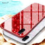 luxury bling tempered glass shell cover for iphone 11 pro max silicone edge case on the for iphone 7 8 6 6s plus 10 coque fundas