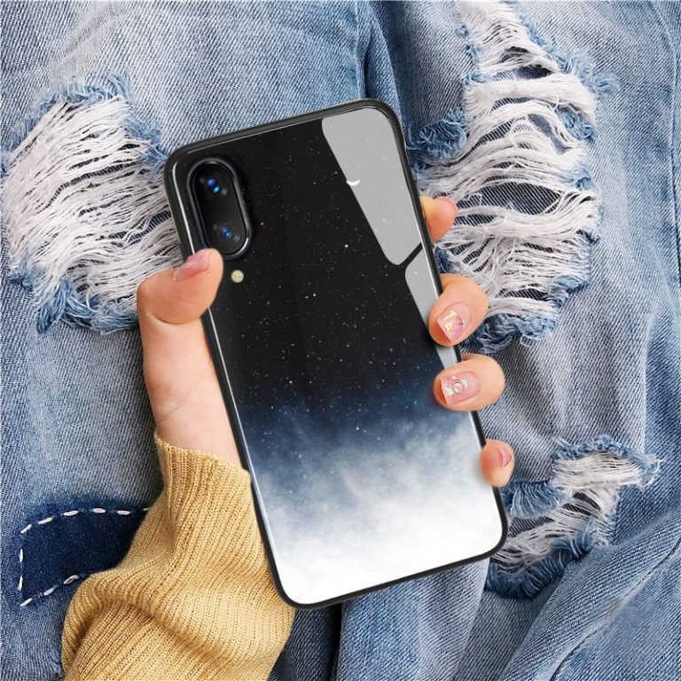 Glass Case For iPhone XS Max XR X 8 11 Pro Max Case Silicon Slim Tempered Glass Starry sky For iPhone 8 7 Plus 6 6s 8Plus 11 Pro 2 Glass Case For iPhone XS Max XR X 8 11 Pro Max Case Silicon Slim Tempered Glass