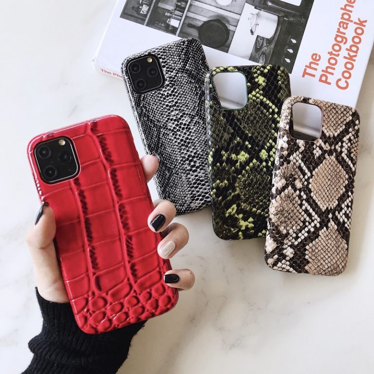 Crocodile Texture soft silicone phone case For iphone 11 pro XS MAX