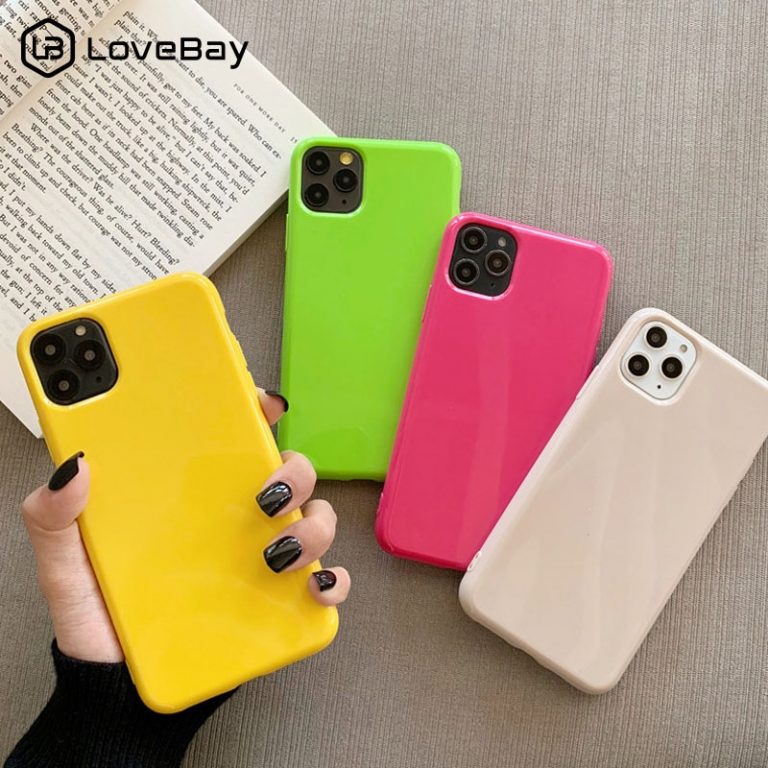 Lovebay For iPhone 11 Case Candy Color For iPhone 7 8 6 6s Plus 11 Pro X XR