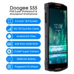 Doogee S55 4G LTE Dual Sim IP68 Smartphone Android 8.0 Octa Core 4G+64G
