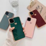 Silicon Heart Love Coupon Case For Iphone 6 6S 7 8 Plus X XS Max XR 11 Pro Max Cases Funda Slim For Iphone 11 Case Coque