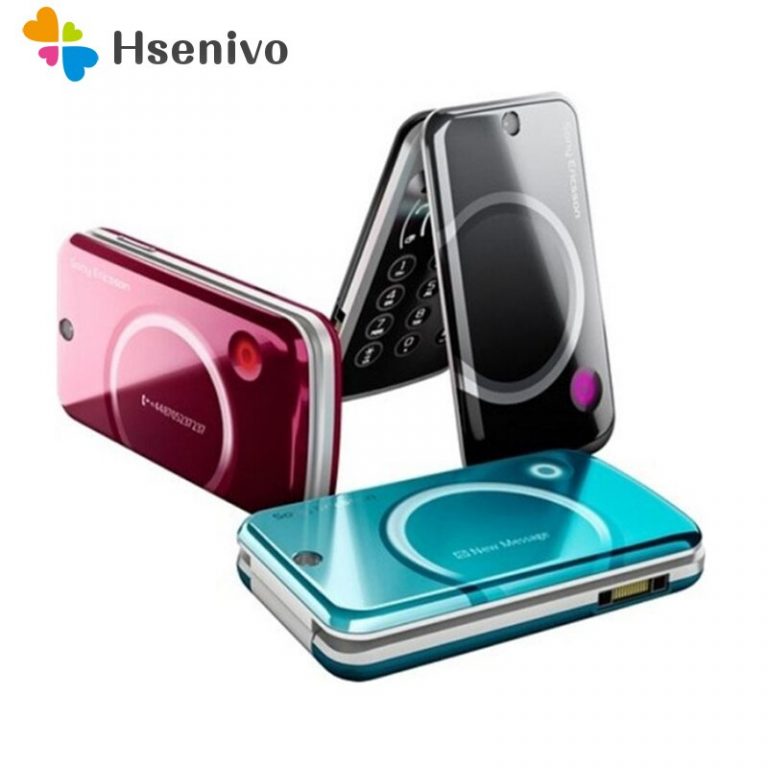 100% Original Unlocked Sony Ericsson T707 Mobile Phone 3G Smartphone Bluetooth Flip Cell Phone Free shipping