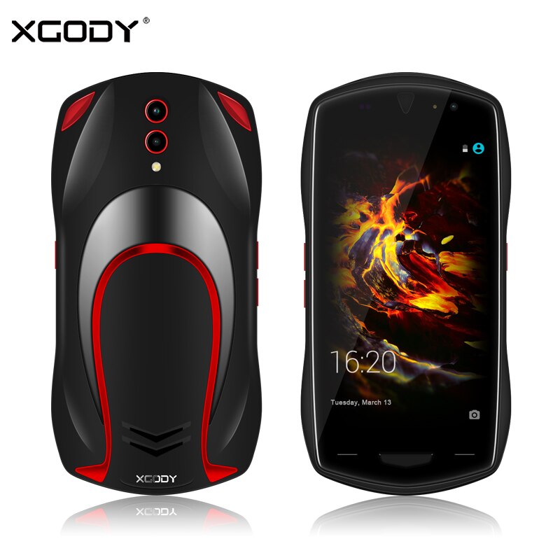 XGODY X25 5 Inch 3G Smartphone Android 8.1 1GB 8GB Quad Core Dual Sim 5MP Camera Car Model Mobile Phone 3000mAh WiFi Cellphone
