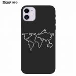 World Map Travel Just Go Phone Case For iPhone XS MAX X 11Pro XR 7 8 6 6s Plus