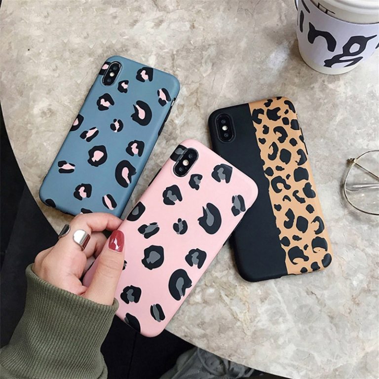 KJOEW Luxury Leopard Print Phone Case For iPhone 7 8 6 6s Plus