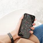 Qianliyao For iphone 11 Pro Max XS Max XR Case Bling Colorful Star Silicon