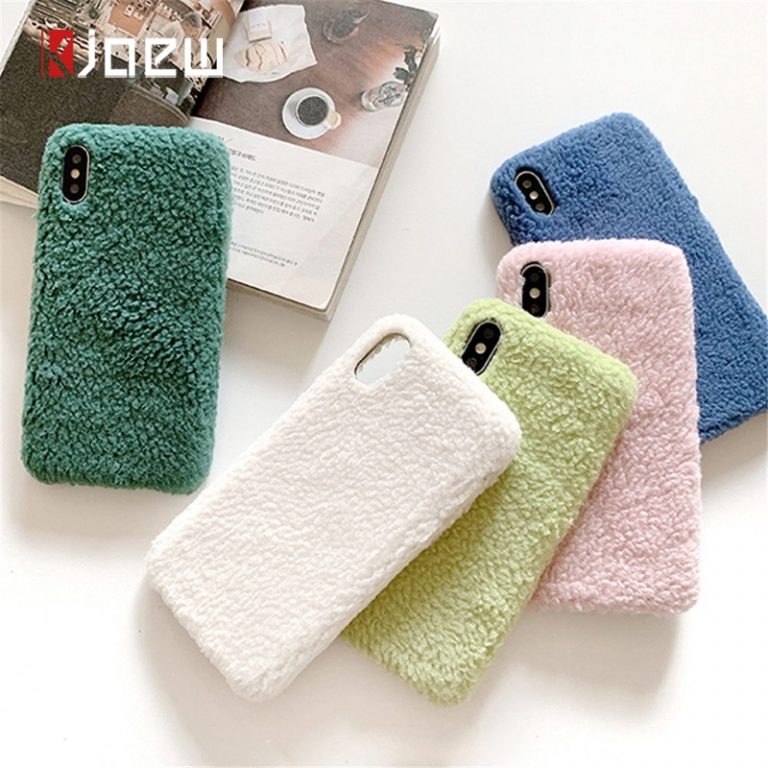 KJOEW Plush Warm Furry Case For iPhone 11 Pro 2019 X XR XS Max 7 8 6 6s Plus Solid Candy Color Phone Case Soft PU Back Cover KJOEW Plush Warm Furry Case For iPhone 11 Pro 2019 X XR XS Max 7 8 6 6s Plus Solid Candy Color Phone Case Soft PU Back Cover