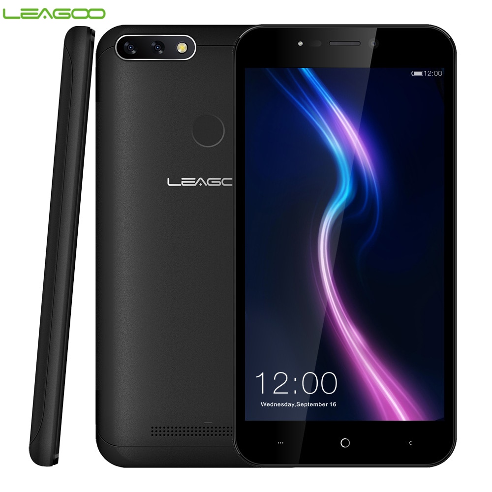 LEAGOO POWER 2 PRO 4000mAh Big Battery Fingerprint Smartphone 2GB+16GB Dual Camera Android 8.1 Quad Core 5.2' HD 4G Mobile Phone
