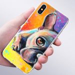 French Bulldog Dog Pug Soft Silicone Case for Apple iPhone 11 Pro XS