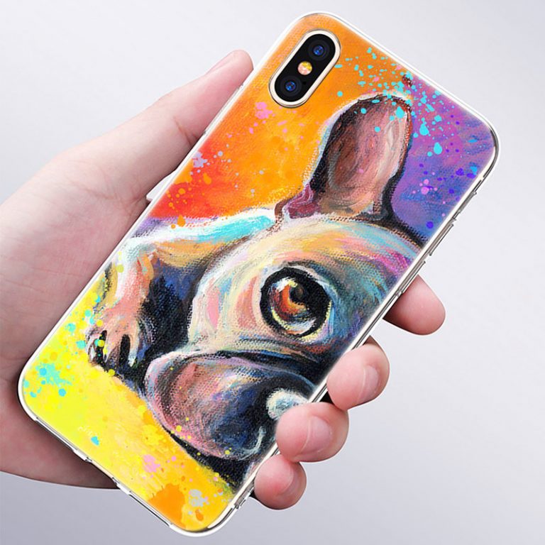 Hot French Bulldog Dog Pug Soft Silicone Case for Apple iPhone 11 Pro XS MAX X XR 7 8 Plus 6 6s Plus 5 5S SE Fashion Cover 2 French Bulldog Dog Pug Soft Silicone Case for Apple iPhone 11 Pro XS