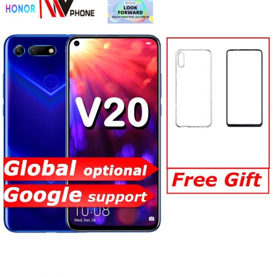 honor v20 Honor View 20 Link Turbo Smartphone Honor V20 Android 9 Support NFC fast charge Mobile Phone