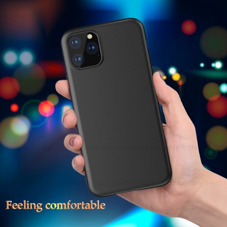 Silicone Case for iPhone 11 Pro 2019 on iPhone 11 Pro Max Phone Case Cover
