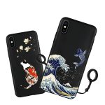 iPhone 11 Pro Max XR XS Max XR X 8 7 Plus Case 3D Relief Matte Soft Back Cover