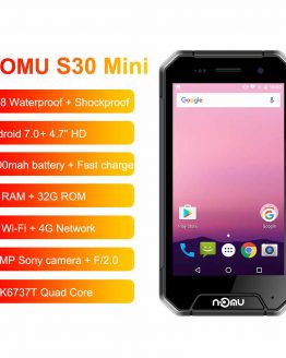 NOMU S30 Mini SmartPhone 3GB RAM 32GB ROM 4.7" 4G LTE Telephone MTK6737VWT Quad Core Android 7.0 8.0MP Waterproof Mobile Phone