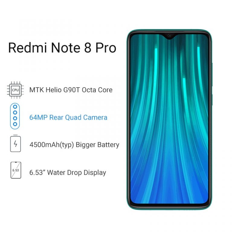 Xiaomi Redmi Note 8 Pro 6GB 64GB Smartphone 64MP Quad Rear