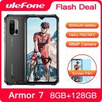 Ulefone Armor 7 IP68 Waterproof Rugged Smartphone Android 9.0 NFC Helio P90