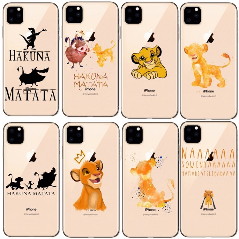 Lion King Pumba Hakuna Matata Soft TPU Shell For iPhone 11 11Pro