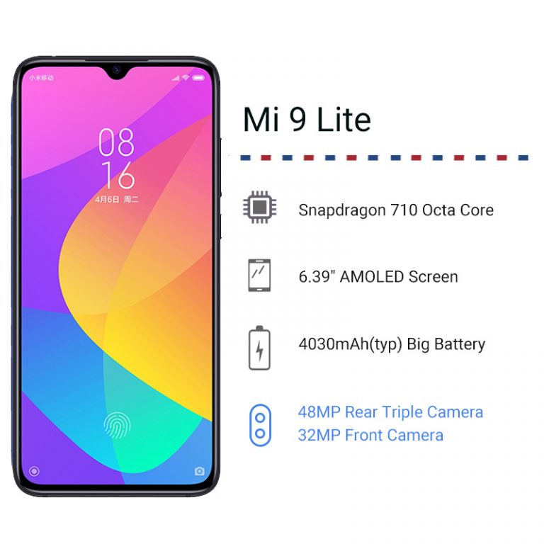 Xiaomi Mi 9 Lite 6GB 128GB Global Version Smartphone Snapdragon 710 48MP Triple Camera