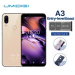 UMIDIGI A3 Smartphone Global Dual 4G Sim 5.5 Inch 18:9 Full Screen Mobile