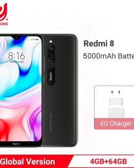 Xiaomi Redmi 8 4GB 64GB Global Version Smartphone Snapdragon 439 Octa Core 5000mAh Big Battery 12MP Dual Camera Mobile Phone