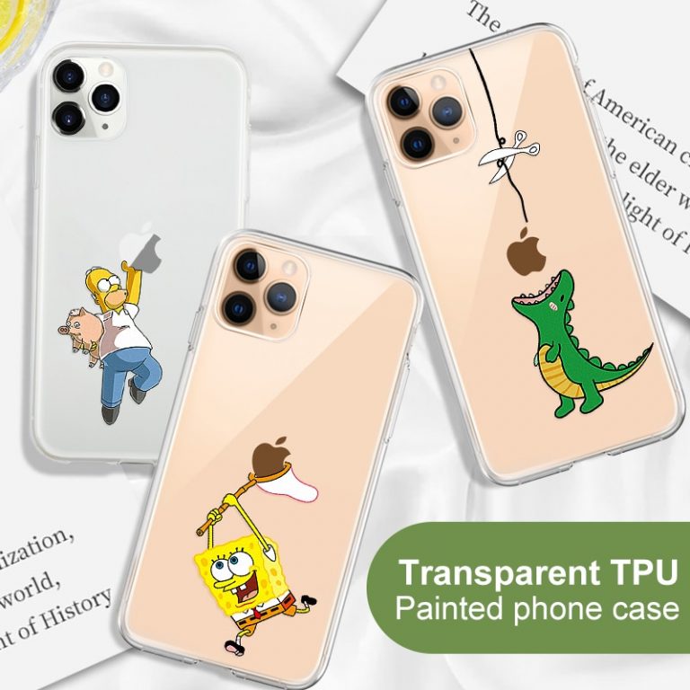 Funny Cartoon Phone Case For iPhone 11 Pro 11Pro Max Case Printed Cartoon Cat Soft Silicone TPU cover Shell For iPhone11 Pro Max 1 Funny Cartoon Phone Case For iPhone 11 Pro 11Pro Max Case Printed