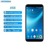 2018 New DOOGEE X55 Smartphone 5.5'' 18:9 HD MTK6580 Quad Core