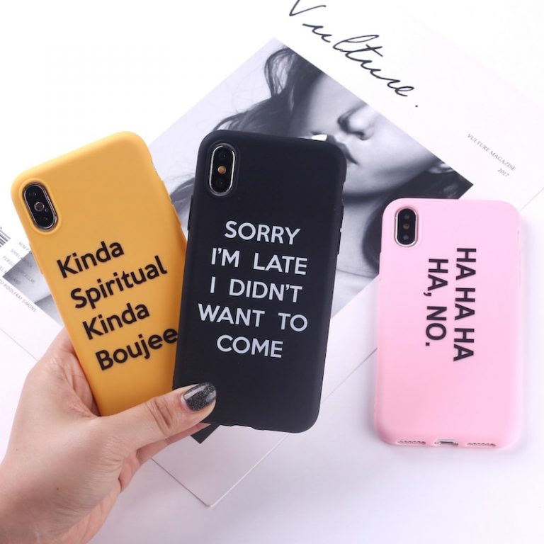Funny Quote Slogan Sorry I AM Late Soft Silicone Candy Phone Case Capa Fundas Coque For iPhone 11 6 8 8Plus X XS Max 7 7Plus XR 2 Funny Quote Slogan Sorry I AM Late Soft Silicone Candy Phone Case