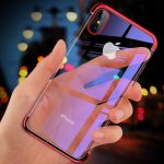 Electroplated Case For iPhone 7 8 6 6s s Plus Luxury Transparent Soft Silicon