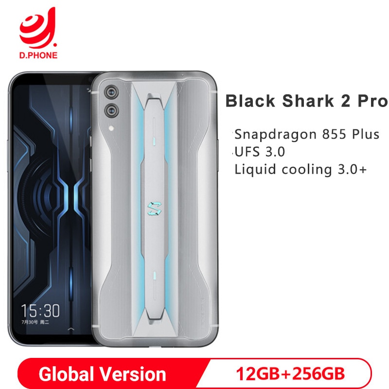 Global Version Xiaomi Black Shark 2 Pro 12GB 256GB Snapdragon 855 Plus Octa Core Gaming Phone 48MP Camera 4000mAh Smartphone