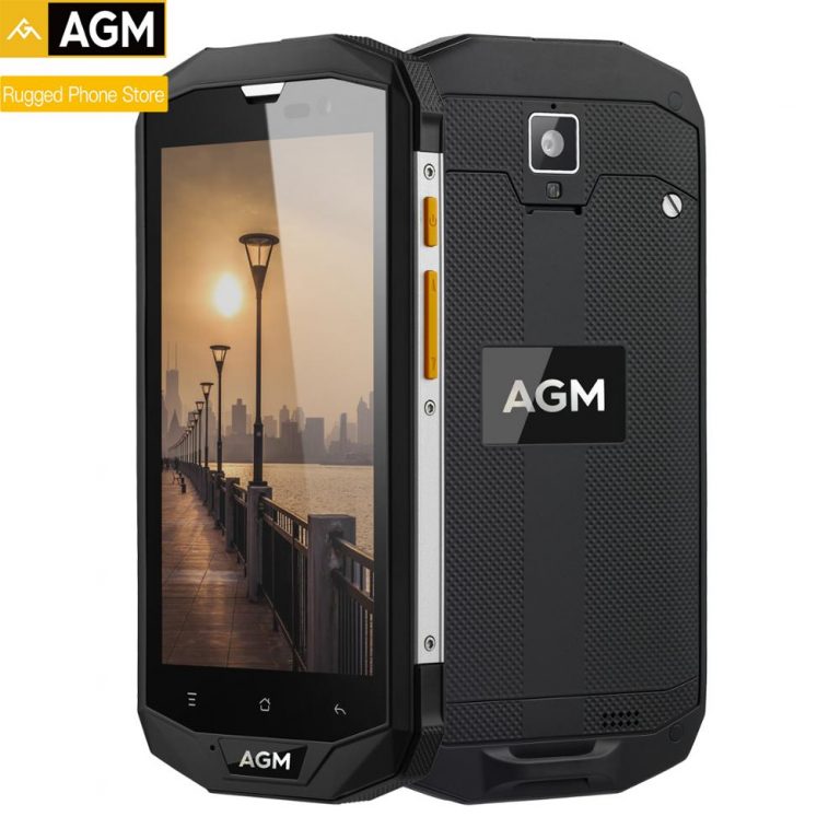 AGM A8 5"4G+64G Android 7.1 Mobile Phone 2SIM IP68 Rugged Phone Quad Core