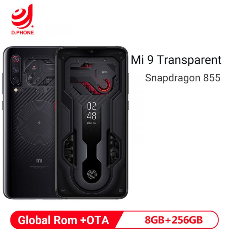 Global Rom Xiaomi Mi 9 MI9 Transparent 8GB 256GB Smartphone Snapdragon