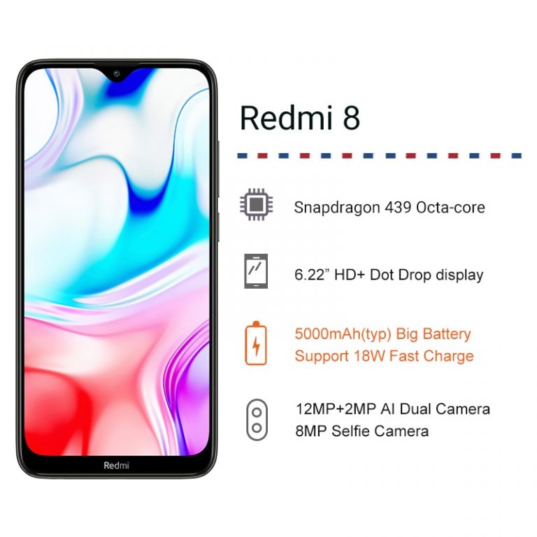 Xiaomi Redmi 8 4GB 64GB Global Version Smartphone Snapdragon