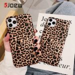 KJOEW Luxury Leopard Print Phone Case For iPhone 7 8 6 6s Plus