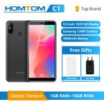 HOMTOM C1 Smartphone with 5.5-inch Full Screen, 13MP Rear Camera, and Fingerprint Recognition