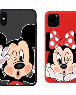 Minnie Mickey Case Ultrathin Soft TPU Toy Cover for iphone 6 6s 7 8 plus X XR XS MAX 11 11ProMAX Cartoon